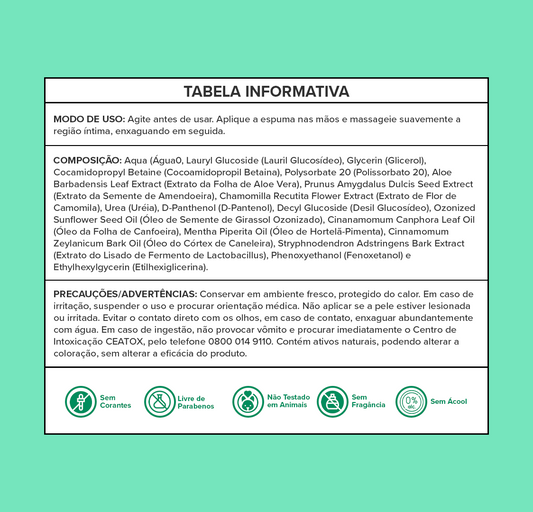 Espuma Íntima Ozonizada